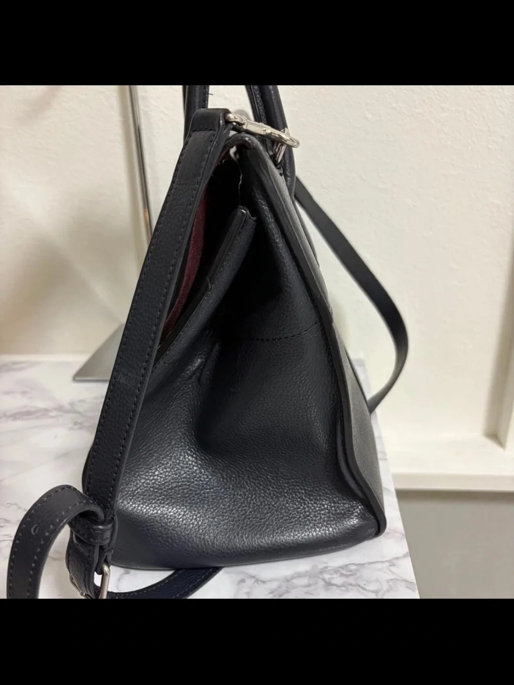 Mulberry structured satchel